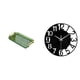 thumbnail image 1 of Plato De Postre, Bandeja De Mesa De Centro Con Asa, Bandeja Para Servir, Bandeja Para Guardar Joyas, Ideal Para Comedor, Inauguración De Casa, Dormitorio, Fiestas. Reloj De Pared Acrílico, 1 of 8