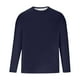 thumbnail image 4 of Camiseta básica informal de manga larga con degradado de color para hombre - Diseño ligero en el dobladillo, poliéster-spandex, tallas S-XXXL, 4 of 4