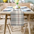 thumbnail image 2 of Rustic Table Runner Grey Ivory Red Buffalo Check Plaid Rectangular Runner for Party Decoration Wedding Baby Shower Birthday Bachelor Party Holiday Party Event, 13x70 Inch, 2 of 8