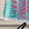 thumbnail image 5 of Coolnut Tropical Palm Leaves Round Tablecloth 60" Outdoor Table Covers with Umbrella Hole and Zipper for Kitchen Dining Picnic Party Home Decor, 5 of 7