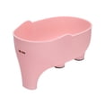 thumbnail image 2 of JeashCHAT Sink Strainer Colander Clearance, Cute Elephant Shape Drain Basket Sink Filter Basket for Kitchen, Wash Vegetables and Fruits, Drain Cooked Pasta Noodle (Pink), 2 of 4