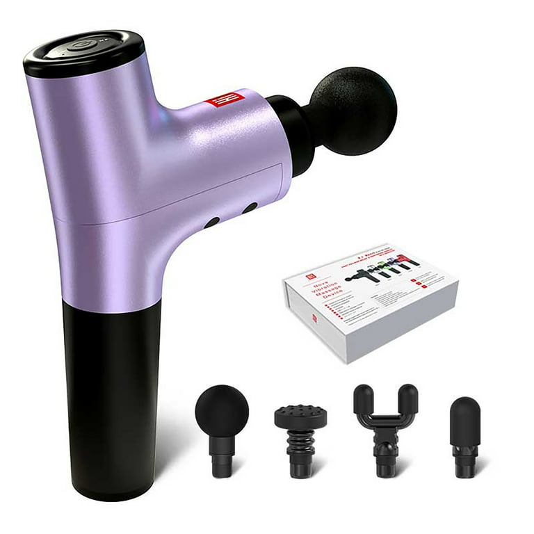 Hi5 Nova Vibration Personal Deep Tissue Percussion Ultra Quiet Massage Gun  with 4 Head Attachment and Gift Box - Walmart.com