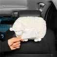 thumbnail image 1 of Xihbxyly Caja de Pañuelos para Coche con Diseño de Oveja, Adorable Decoración de Animales, Diseño de Hebilla Elástica, Multiusos para Guardar Pañuelos, Ideal para El Coche, El Hogar y La Oficina, Mat, 1 of 7