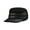 Black, variant on Winter Men Genuine Leather Baseball Cap Earmuffs Flat Hat Male Keep Warm Leisure 57-60 Cm Adjustable Gorro Cow Skin Cap ,Fashion