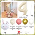 thumbnail image 1 of Rabbit Balloon Set Milk White Number 0-9 Balloon for Birthday Party Shower Anniversary Decoration Balloon Jungle Rabbit Balloon, 1 of 5
