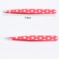 thumbnail image 5 of 2Pcs/Set Tweezers for Women - Slant Pointed Precision Tweezers for Eyebrows & Ingrown Hair Removal - Blackhead and Splinter Tweezer with Sharp Needle Nose Point for Plucking, 5 of 8