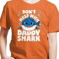 thumbnail image 3 of Baby Shark - Don't Mess With Dadday Shark - Toddler And Youth Short Sleeve Graphic T-Shirt, 3 of 6