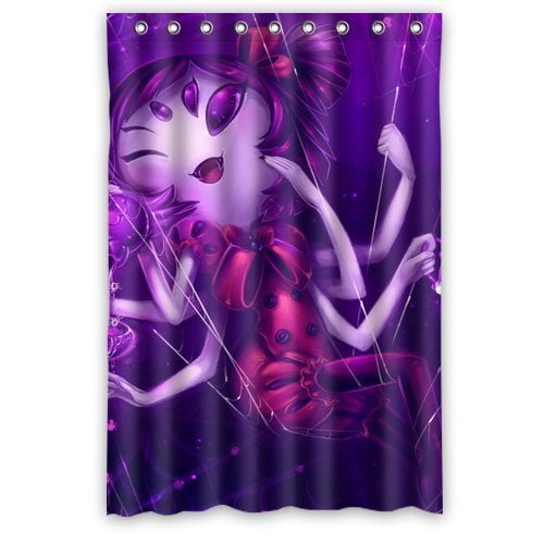 TOUXIHAA Girl Little Mis Muffet Shower Curtain Bathroom Curtain Set with Hooks Size 48x72 inches