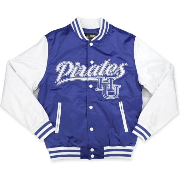 Big Boy Hampton Pirates S7 Light Weight Mens Baseball Jacket [Royal Blue - L]