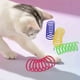 thumbnail image 4 of Fiudx Juguete Interactivo de Resorte, Divertido Juguete Que Rebota y Rueda, Colores Llamativos para Mascotas, Diseño de Plástico Seguro, Entretenimiento para Jugar En Interiores, Ideal para Gatos, Fá, 4 of 6