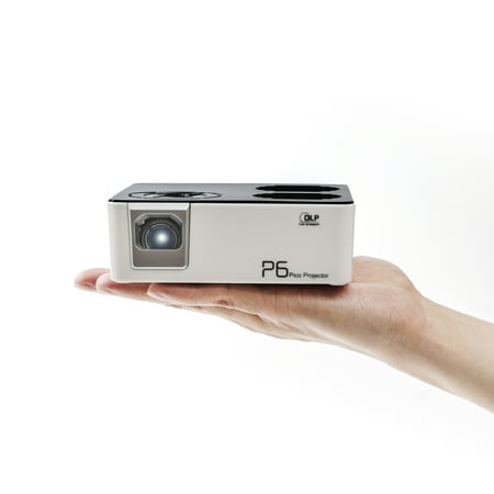 AAXA P6 Mini Battery Powered Projector (New 2018 Model) ? Portable LED DLP