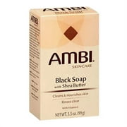 Ambi Skin Care Black Soap With Shea Butter - 3.5 Oz