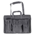 thumbnail image 2 of Satellite Carrying Case, Large Pocket Canvas Satellite Carry Bag  for Adapter, 2 of 7