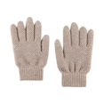 thumbnail image 5 of AWZXDE Mens Gloves Solid Color Winter Thickened Knitted Outdoor Warm Screen Snowman Embroidered, 5 of 5