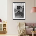thumbnail image 3 of Historic Framed Print, [Major Smedley D. Butler, half-length portrait, standing, facing left in USMC uniform], 17-7/8" x 21-7/8", 3 of 9