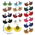 thumbnail image 3 of Jumpingount 1 par de pendientes de borla, adorno colgante con flecos, colgantes para orejas, accesorio de moda, adorno de joyería, pendiente bohemio para Ropa, zapatos y accesorios Miscelánea Blanco Jumpingount AP009873-11B, 3 of 6