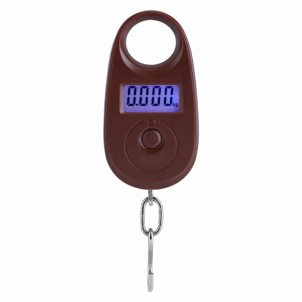 50Kg SPRING BALANCE Anglers Fishing Luggage Pocket Hanging Weight Checker Scales 