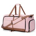 thumbnail image 1 of Bolsa de viaje Lekesky plegable de 80 litros con compartimento para zapatos, color rosa, 1 of 6