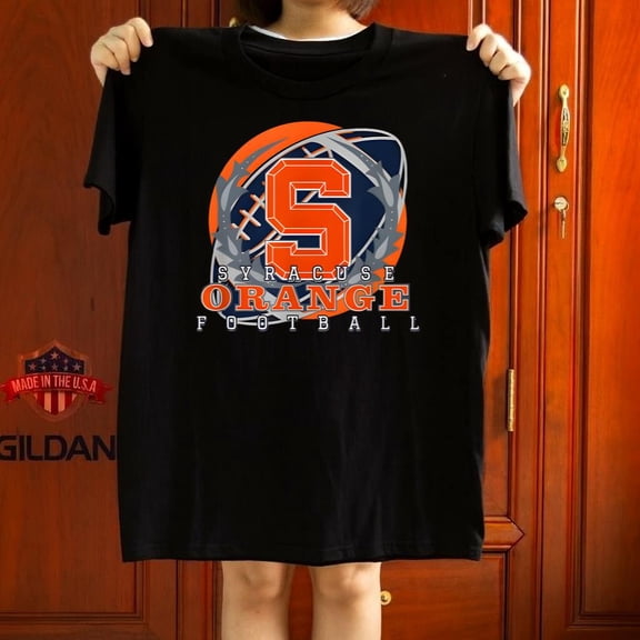 Syracuse New York Football Fan Sports Graphic Novelty Graphic Tee,for unisex up to 5XL
