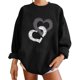 thumbnail image 1 of Moda mujer casual manga larga impresa damas sudaderas tops blusa Fridja fksj1661, 1 of 5