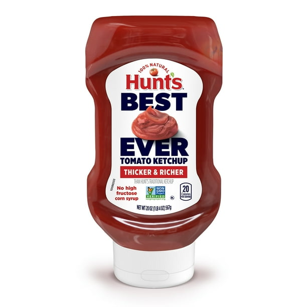 Hunt’s Best Ever Tomato Ketchup, 20oz. Bottle