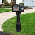 thumbnail image 5 of Simplay3 American Home T4 Extra Large Capacity Classic Mailbox with Post, Black, 5 of 10