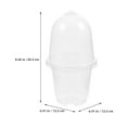 thumbnail image 4 of 10 Sets of Seedling Pots Lidded Plant Pots Planter Small Plastic Clear with Lids, 4 of 6