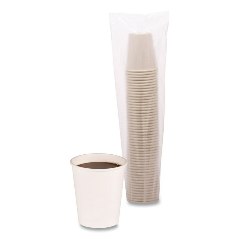 Boardwalk Bwkwht8hcup 8 oz. Paper Hot Cups - White (1000/Carton)