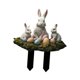 thumbnail image 2 of Easters Rabbits Egg Patid Estaca decorativa de jardín de 2D Decoración de decoración de la placa impermeable para el agua Decoración para el, 2 of 8