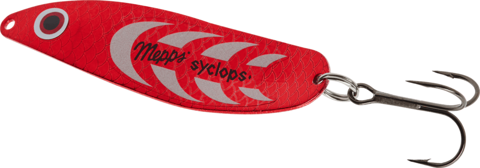 Cuillère Syclops Mepps S2-PLR 2-3/4" 5/8oz Rouge métallique