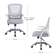 thumbnail image 2 of Ilios Innova | Silla de Oficina Ergonómica Gris con Respaldo de Malla Transpirable y Soporte Lumbar, Altura Ajustable, Base Resistente cromada con Ruedas 360°, Diseño Moderno, 2 of 9