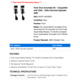 thumbnail image 2 of Front Strut Assembly Kit - Compatible with 2005 - 2006 Chevy Uplander AWD, 2 of 2