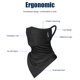thumbnail image 1 of Polaina De Cuello Bicicleta Likrtyny refrescante para el cuello con bucles para las orejas Protección solar Mascarilla Bufanda Negro, 1 of 7