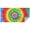 Rainbow Tie Dye, variant on Colorful Tie Dye Circle Pattern Rectangle Tablecloth 60"x84",Waterproof Polyester Rectangle Table Cloth, Wipeable Spillproof Polyester Tablecloth for Dining, Camping, Indoor and Outdoor