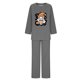 thumbnail image 4 of Puntoco Traje De Pantalón Y top De Manga Larga Con Cuello Redondo Y Estampado De Halloween Para Mujer Gris Xxxxl, 4 of 4