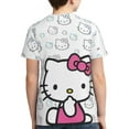 thumbnail image 2 of Hello Kitty T Shirts For Girls Boys, 3d Print Cartoon Graphics T Shirt, Youth Crewneck T-Shirt, Unisex Short Sleeve Top Tees Age 4-16 Years, 2 of 7