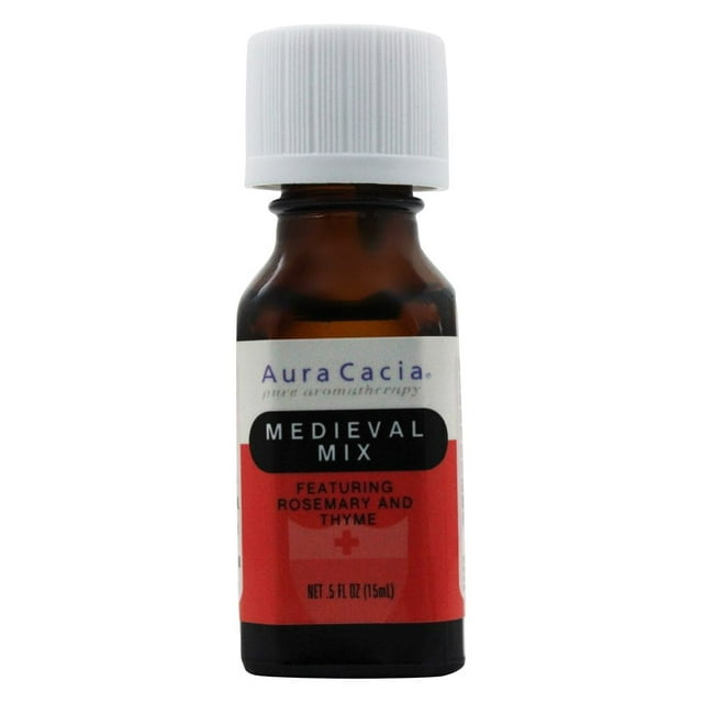 Aura Cacia - Essential Solutions Medieval Mix - 0.5 fl. oz. Also Known as Thieves Oil