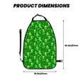 thumbnail image 2 of Naloa St Patrick's Day2 2Pcs Anti-Kick Back Seat Cover Kick Mat, Car Seat Protector with 3 Storage Pockets, 2 of 8