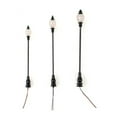thumbnail image 1 of Unatoiry Miniature Lamppost Decorative LED Streetlight Architecture Materials DIY Crafts Landscape Light for Villa Garden Walkway Model 2 1Set, 1 of 6