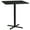 Black, variant on EMMA + OLIVER Scratch-Resistant Pub Table, Black