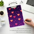 thumbnail image 3 of FORMRS Acrylic Clipboard with Low Profile Clip Standard A4 Letter Size, 12.5" x 9", Love in The Clouds, 3 of 8