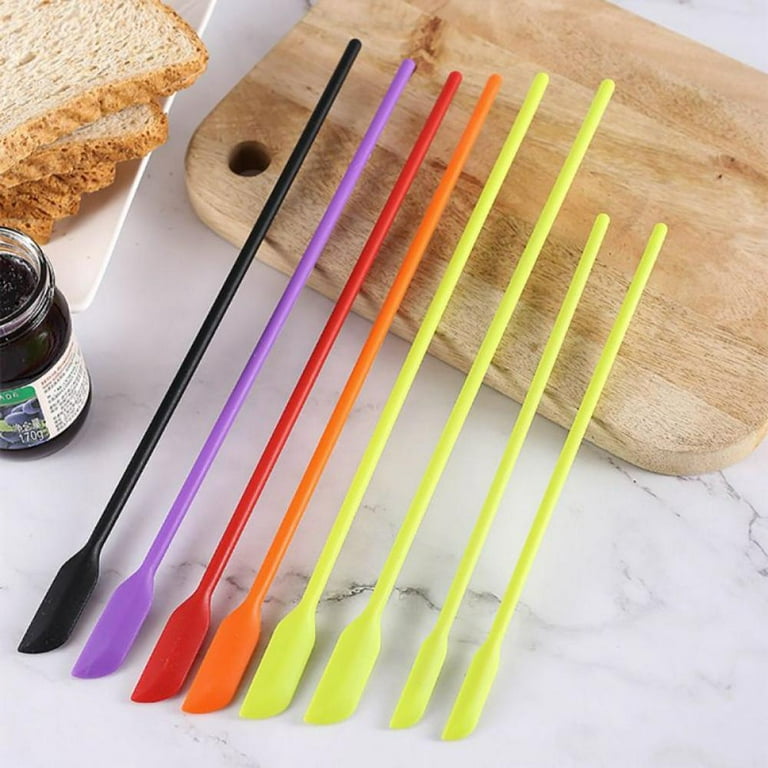 Zhehao 12 Pcs Mini Silicone Spatulas Rubber Small Silicone Scraper Heat  Resistant Non Stick Flexible Kitchen Spatula for Wet Pet Food Can Jar  Cooking Baking Frosting Mixing Tool, 7.4 x 1.38 Inches - Yahoo Shopping
