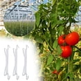thumbnail image 5 of 10 Piezas Ganchos para Soporte de Tomate Soporte para Plantas de Tomate de Invernadero con Alambre Abrazadera para Verduras de Pepino Cereza Gancho de Jardín Resistente a la Presión, 5 of 5