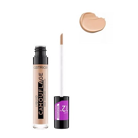 Poonam Liquid Camouflage High Coverage Concealer Color 020 Light Beige 5ml