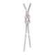 thumbnail image 1 of Suéter largo Gargantillo Rhinestone Knot Cuello Colgante Colgante Suéter Bufanda Collar, 1 of 6