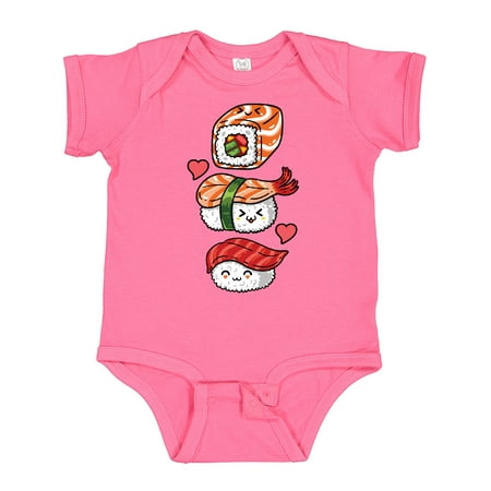 

Inktastic Cute Sushi Lover for Kids Gift Baby Boy or Baby Girl Bodysuit