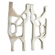 thumbnail image 2 of Brazo de suspensión inferior delantero Ounissouiy 2 unids/set AXIAL 1/10 ROCK RACER 90026 Plata, 2 of 6