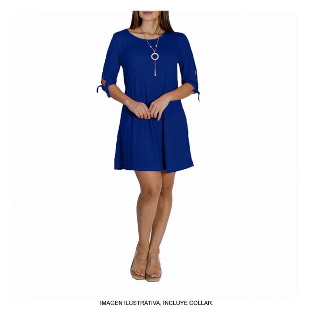 Vestido OP Talla EG con Collar Rey