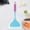 A001Blue, variant on Silicone Spatula, Wide mouth Tamagoyaki Turner, 1 Pack Non-stick Orange Cooking Spatula, Heat Resistant Pancake Omelet Egg Fry Pan Scraper for Kitchen Cooking
