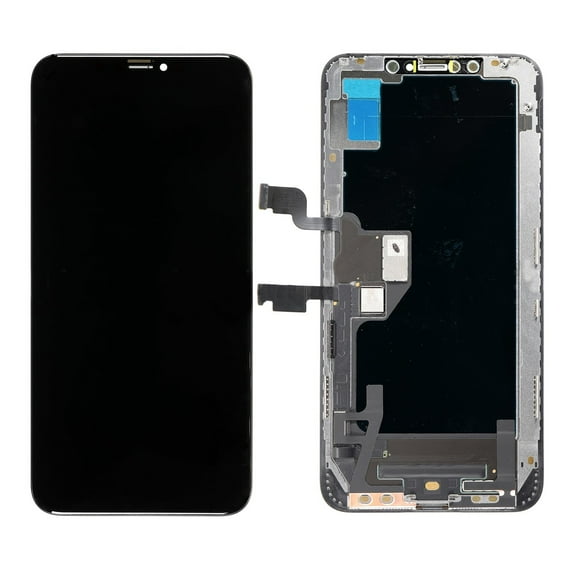 Replacement In-cell Quality LCD Screen Digitizer Assembly With Metal Frame For Apple iPhone XS Max - Black/Space Grey
